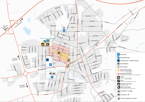 Översiktskarta över Hörby marknad